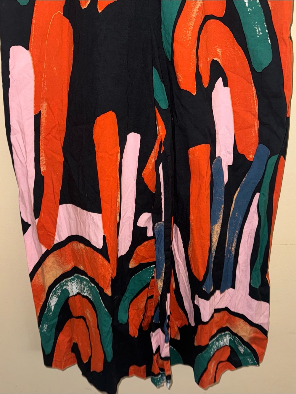 BEL KAZAN Anthropologie Arches Jumpsuit Multicolor Abstract Size M - Picture 4 of 14